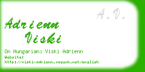 adrienn viski business card